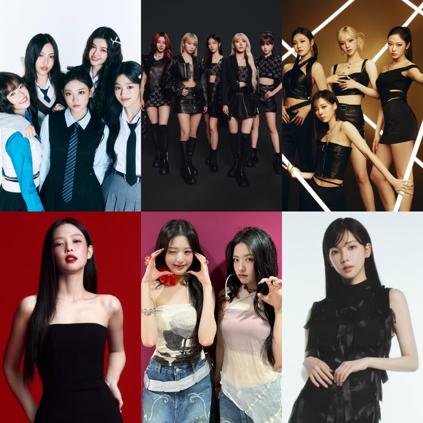 Idol K-Pop wanita dengan iklan terbanyak 2024. Foto: Dok. Kolase Instagram