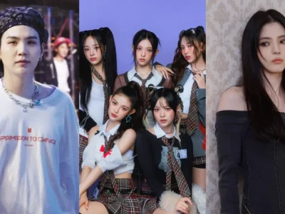Skandal K-Pop paling menghebohkan sepanjang 2024. Foto: Dok. Kolase Instagram @bts.bighitofficial, @newjeans_official, @9ato_ent