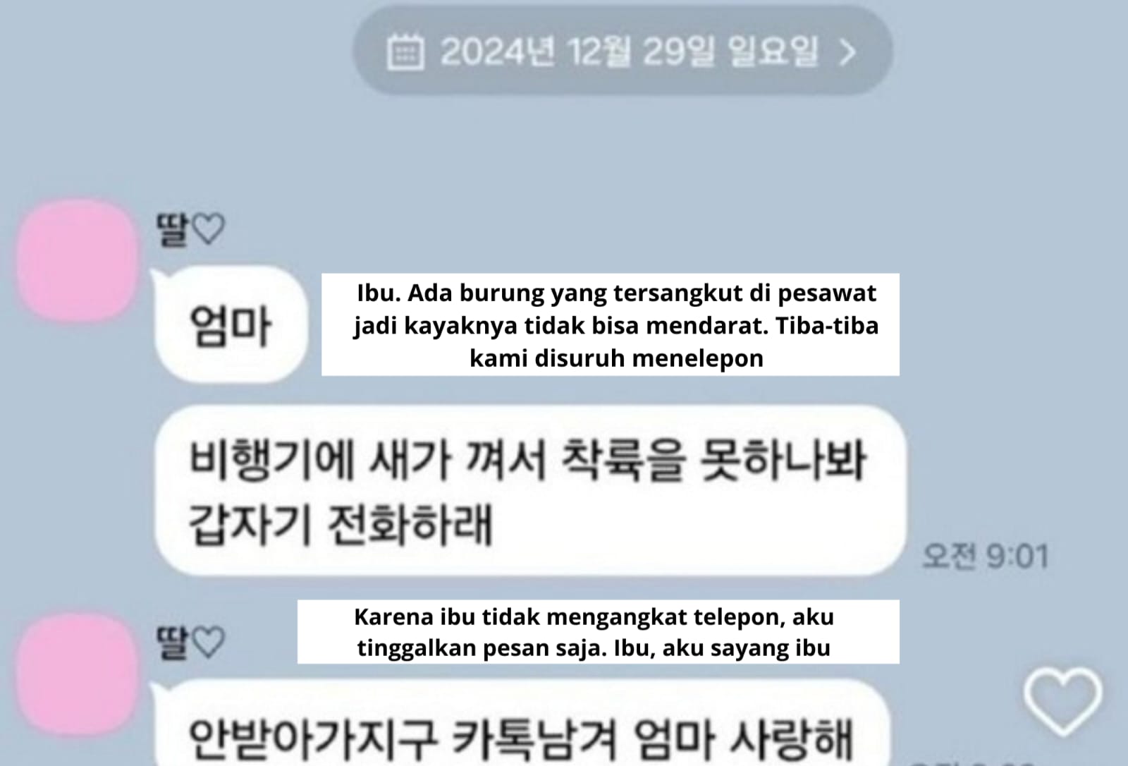Ungkapan sayang terakhir anak kepada ibunya. Foto: Dok. MoneyS