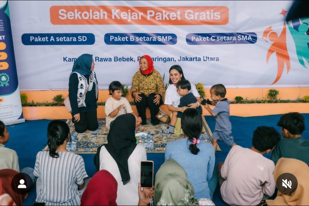 Andien Aisyah turut serta membawa anaknya (Foto: Instagram/andienaisyah)