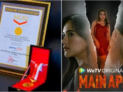 Serial ‘Main Api’ raih rekor MURI. (Foto: Instagram/wetvindonesia)