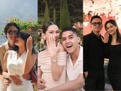 Artis Indonesia yang tunangan di tahun 2024 (Foto: Instagram/amandarawles/alghazali7/azriel_hermansyah)