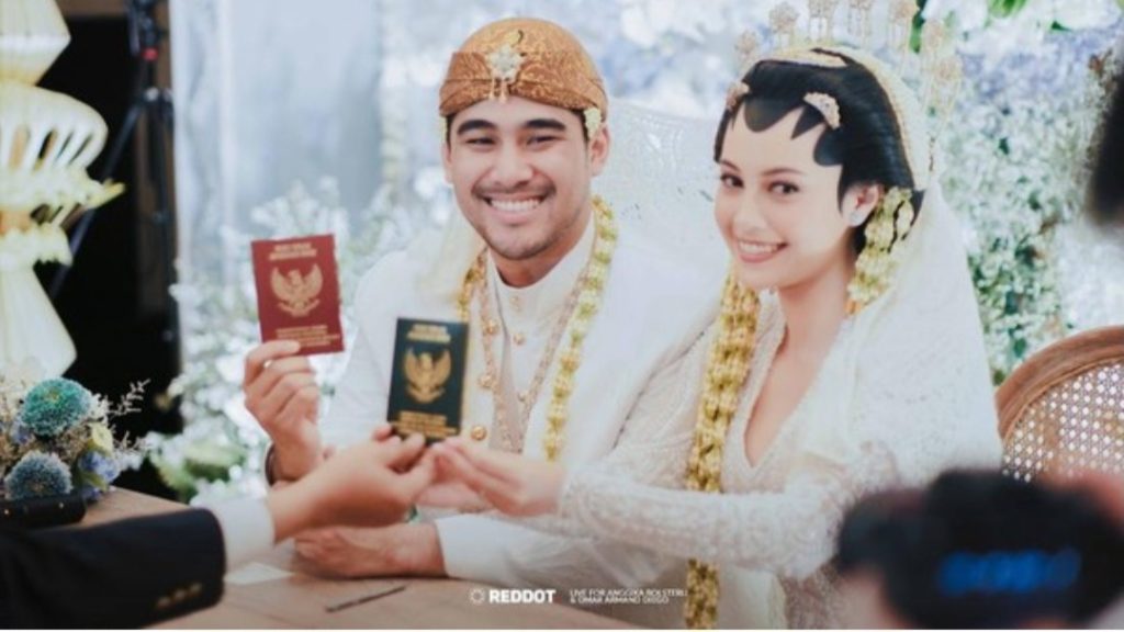 Artis menikah 2024, Anggika Bolsterli (Foto: Reddot Livestream)