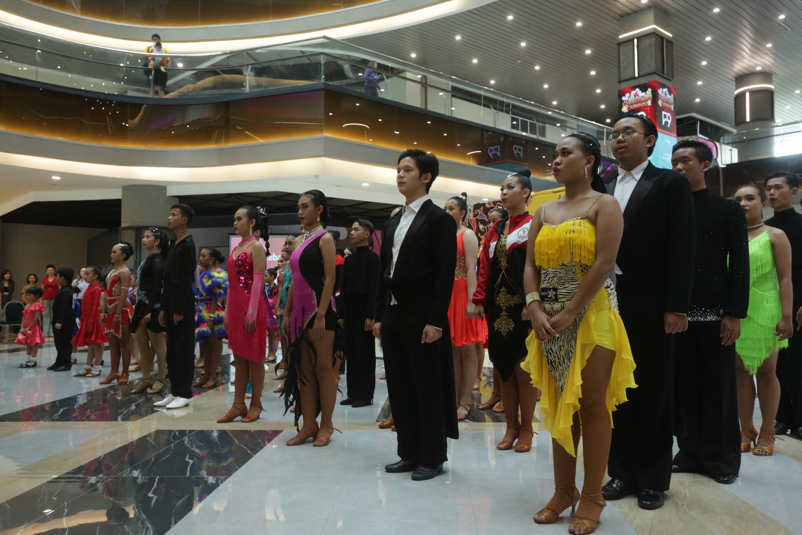 Atlet muda Dancesport Jawa Timur saat berkompetisi di TDC Dance Festival (Foto: Ikhsan/Nyata)