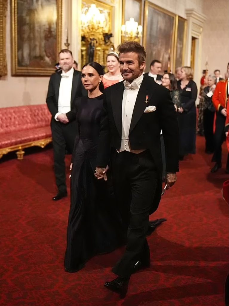 Victoria dan David Beckham hadiri perjamuan Istana Buckingham (Foto: PA Wire/Aaron Chown)