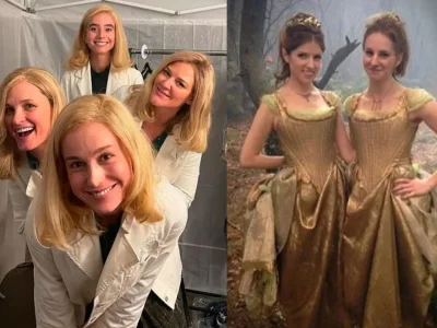 Aktris hollywood dan pemeran penggantinya (Foto: Instagram/brielarson/caseymichaels)
