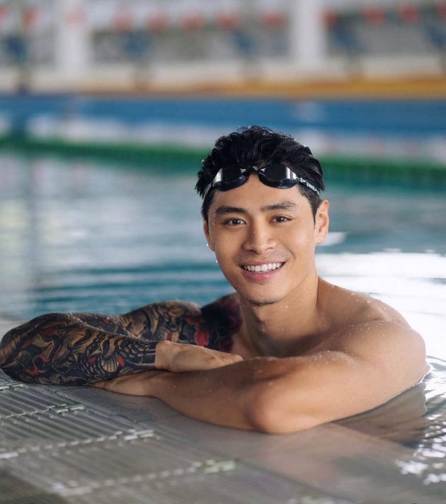Glenn merupakan seorang pelatih renang sekarang (Foto: Instagram/glennvictor)