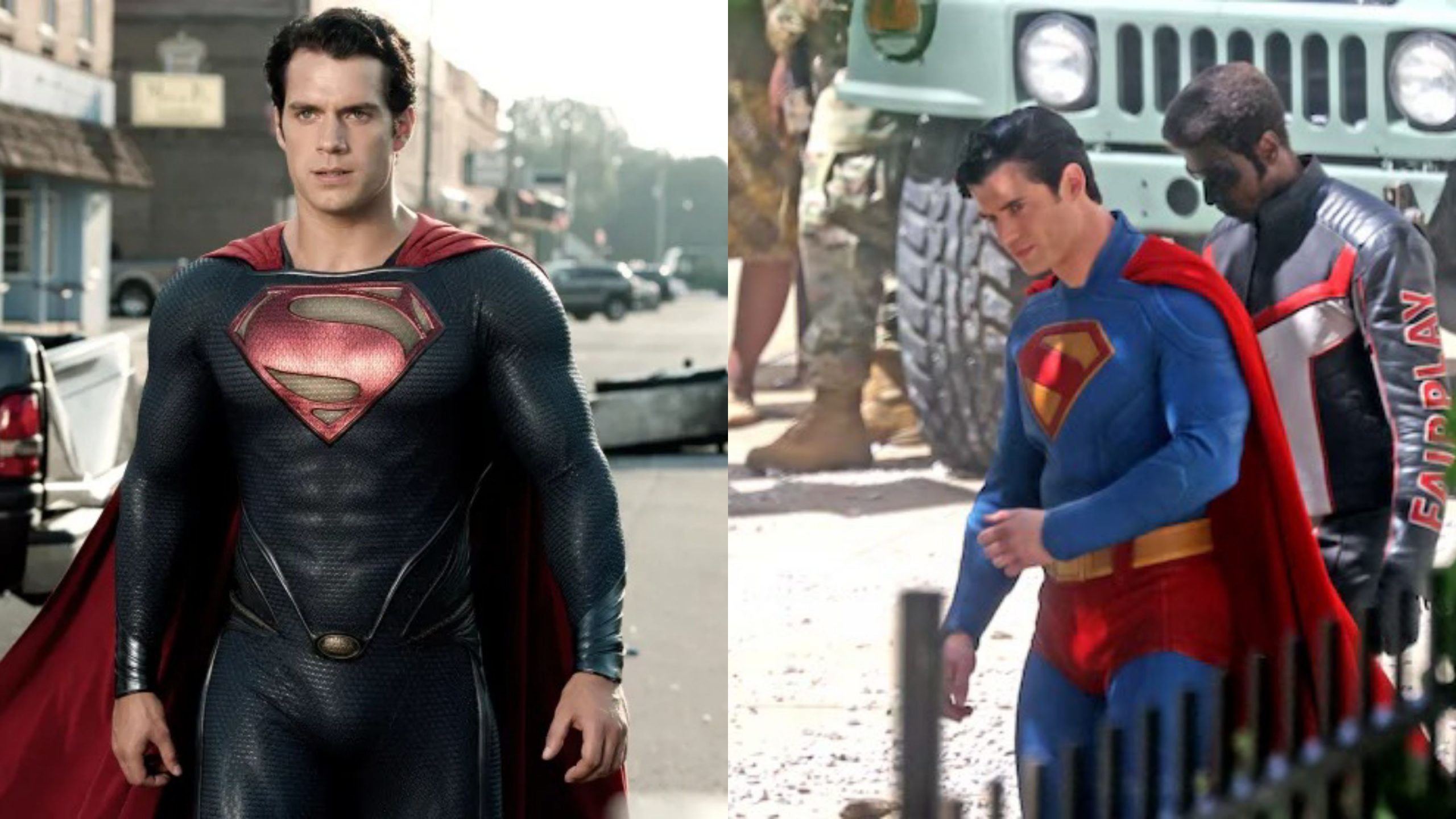 Kostum Superman Henry dan David (Foto: Rex dan cleveland.com)