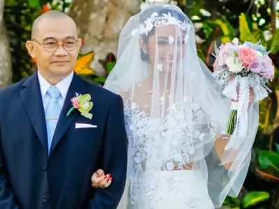 Intan Ayu dan almarhum ayah semasa hidup. (Foto: Instagram/tanayudjanuismadi)