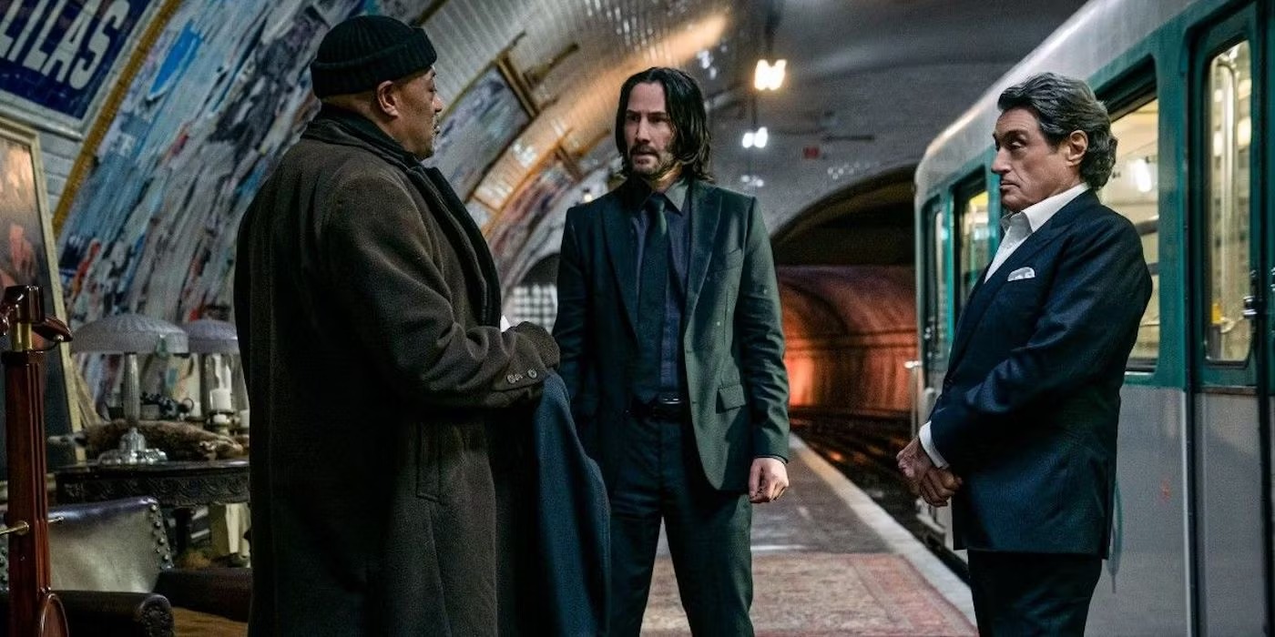 Aksi Keanu Reeves di film 'John Wick: Chapter 4' (Foto: Lionsgate Movies)