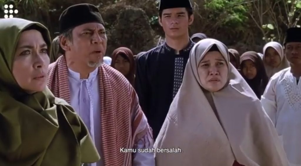 Kyai Hanan di film ‘Perempuan Berkalung Sorban’ (Foto: YouTube/MUBI Malaysia)