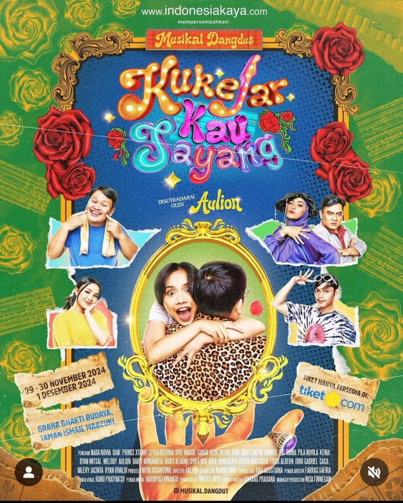 Teater musikal Indonesia yang baru saja digelar (Foto: Instagram/musikal.dangdut)