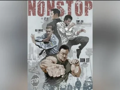 Poster ‘Nonstop’ yang dibintangi Don Lee dan Iko Uwais (Foto: TikTok/cnr.official)