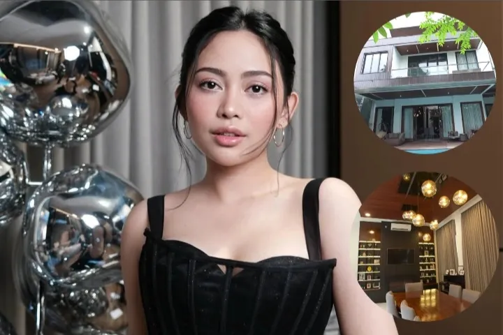 Intip Kemewahan Rumah Tropis Minimalis Milik Rachel Vennya