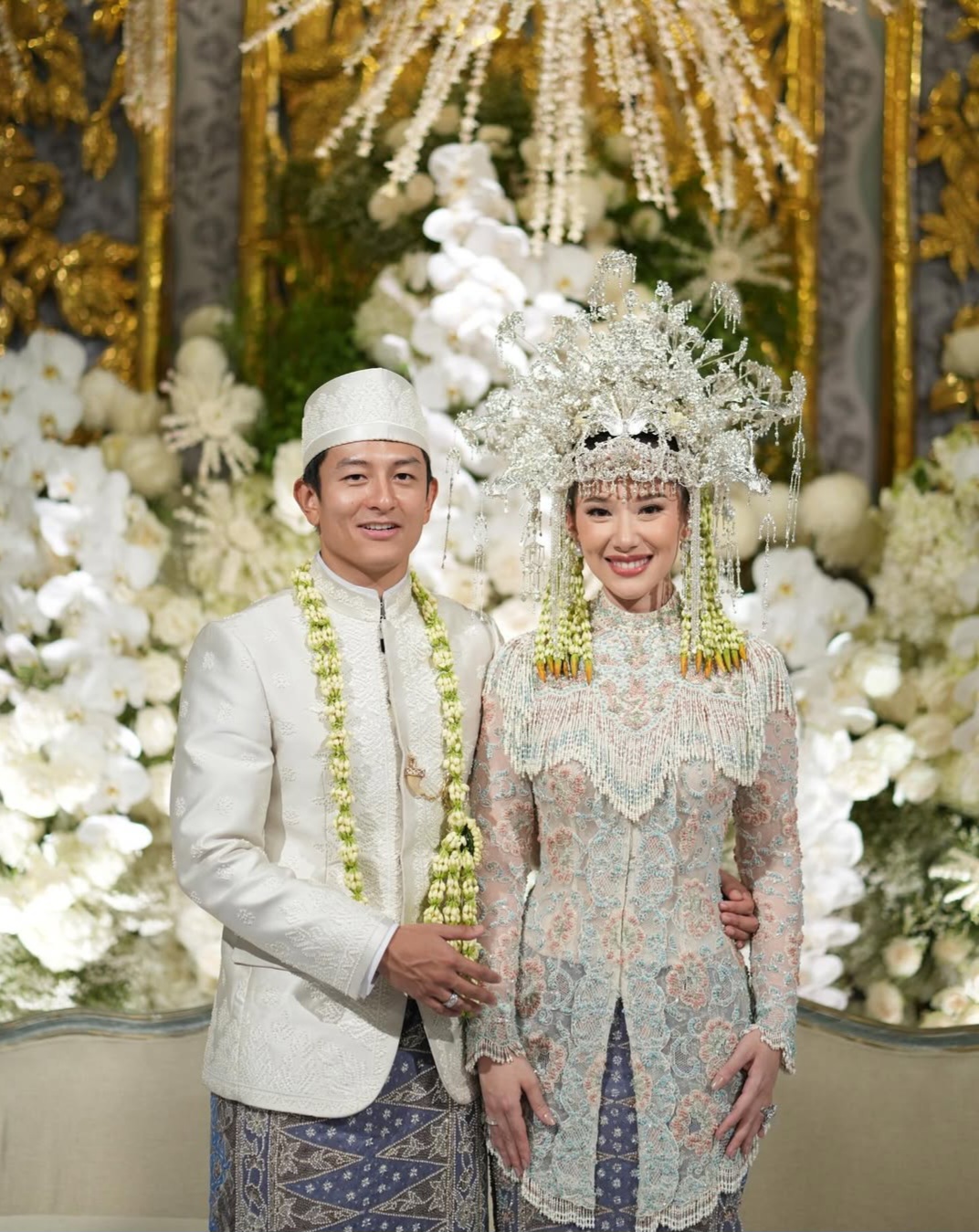 Rio Haryanto dan Athina Papadimitriou (Foto: Instagram/thebridedept)