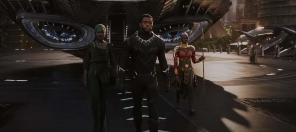 Adegan mendiang Chadwick Boseman di 'Black Panther' 2018 (Foto: Marvel Studios)