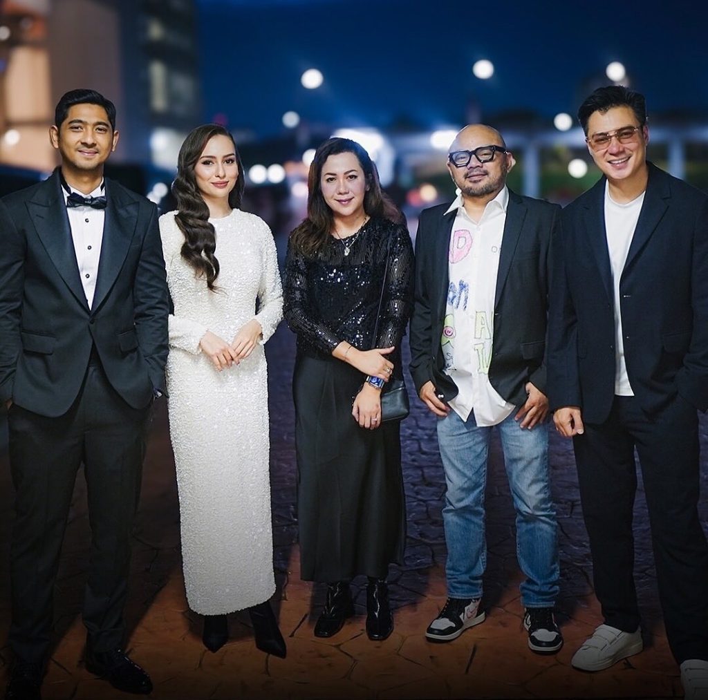 Baim Wong saat gala premier ‘Lembayung’ di Malaysia (Foto: Instagram/baimwong)