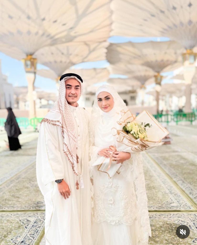 Foto pernikahan Zumi Zola dan Putri Zuhas (Foto:Instagram/putri_zulhas)