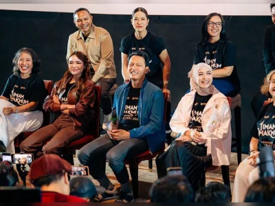 Amanda Manopo dan Fedi Nuril membintangi film '1 Imam 2 Makmum'. (Foto: Dok. Pri)