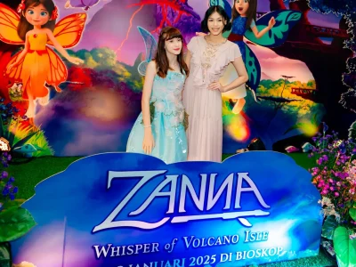 Alya Nurshabrina di film animasi 'Zanna'. (Foto: Yanuar/Nyata)