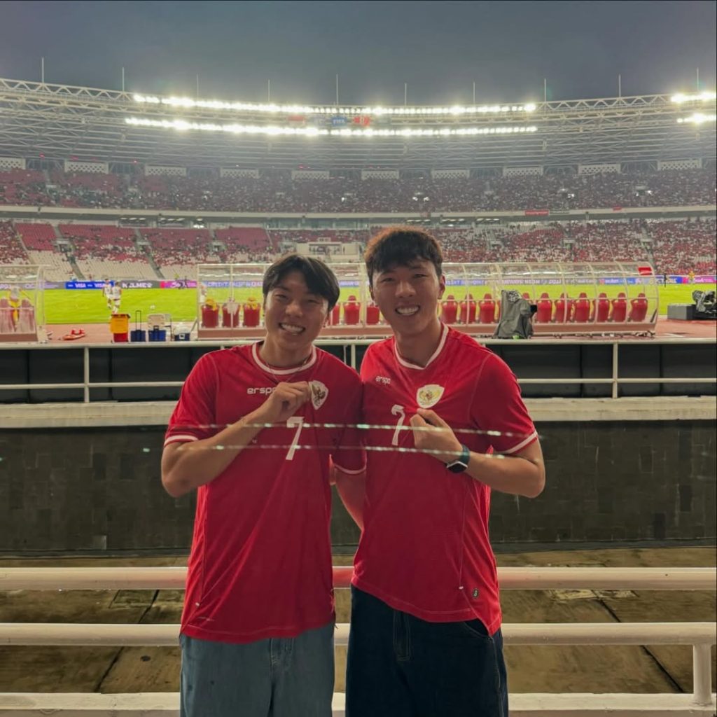 Potret kedua anak Shin Tae Yong. Foto : Instagram/shin_jaewon77
