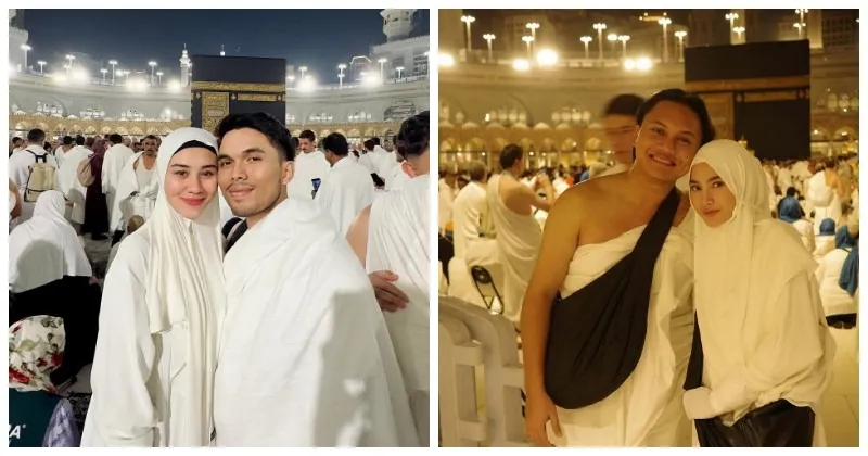 Potret Bahagia Rizky Febian-Thariq Halilintar, Kali Pertama Umrah Bareng Istri