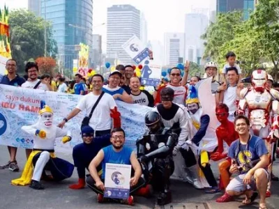 Komunitas Ayah ASI pendukung air susu ibu. (Foto: ISTIMEWA)