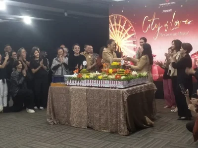 Konferensi pers drama musikal sinematik 'City of Love' garapan Hanung Bramantyo. (Foto: Bayu/Nyata)