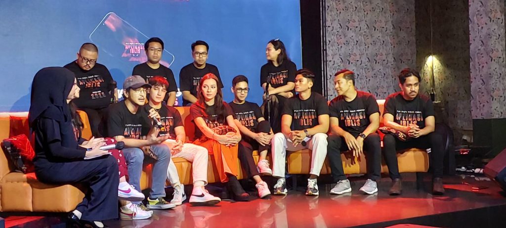 Para pemain film horor 'Aplikasi Iblis'. (Foto: Agnes/Nyata)