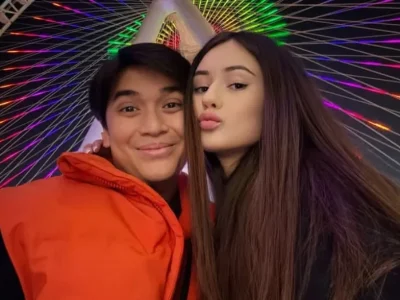 Billy Syahputra dan Vika Kolesnaya. Foto : Instagram/vikakolesnaya
