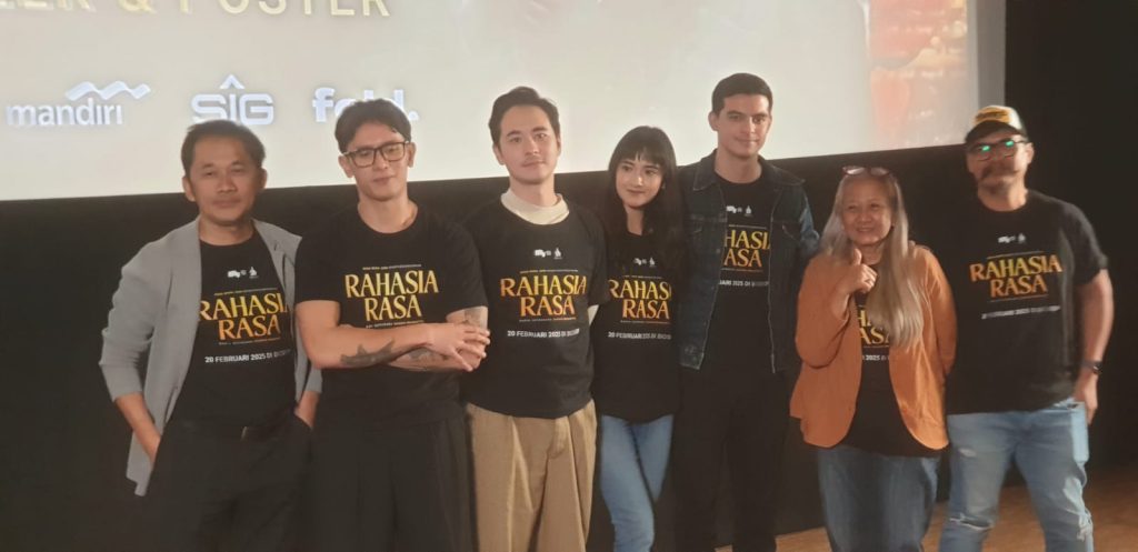 Para pemeran film 'Rahasia Rasa'. (Foto: Agnes/Nyata)