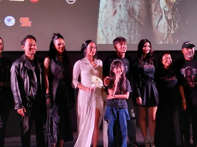 Para pemeran film 'Pengantin Iblis'. (Foto: Bayu/Nyata)