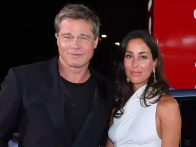 Brad Pitt dan Ines De Ramon. Foto: Dok. Pascal Le Segretain/Getty