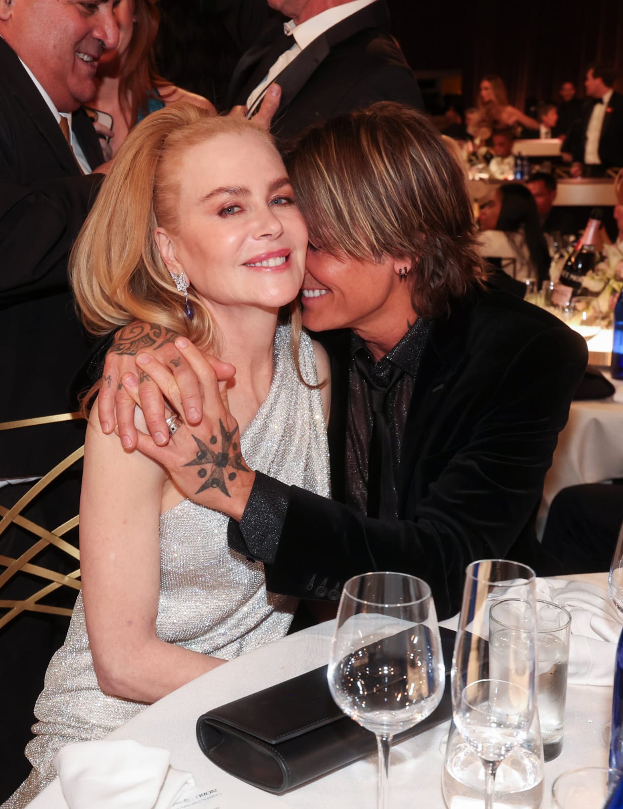 Nicole Kidman dan Keith Urban. Foto: Dok. X @goldenglobes
