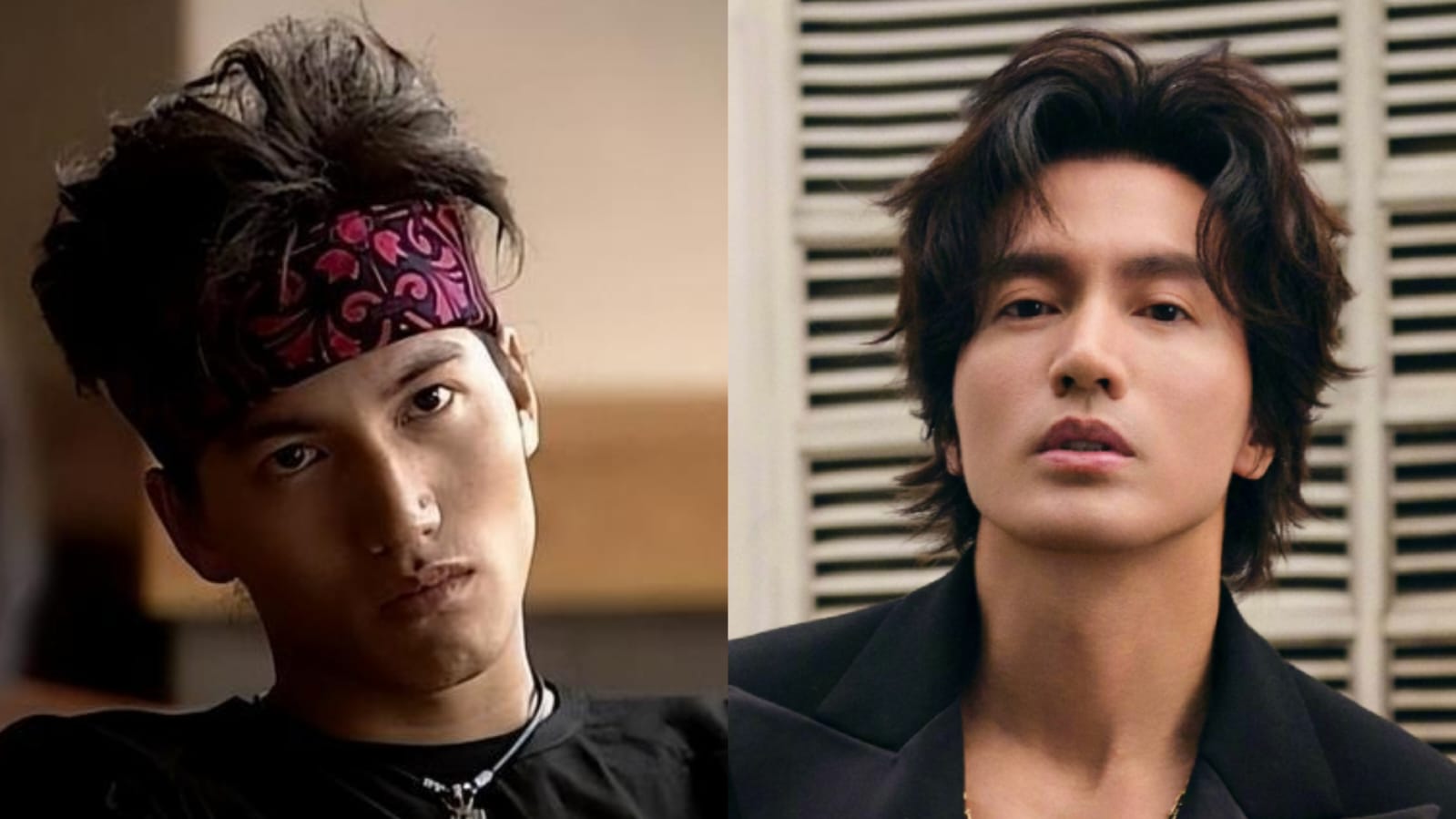 Perbandingan wajah Jerry Yan pada 2001 (kiri) dan 2024 (kanan). Foto: Dok. Weibo