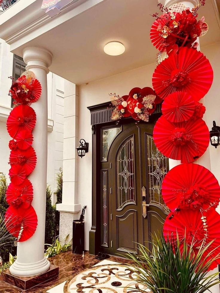 Dekor pintu rumah (Foto: Pinterest)