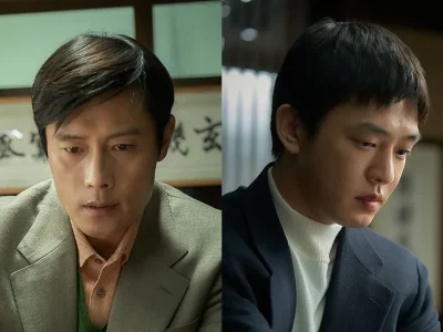 Lee Byung Hun dan Yoo Ah In di film 'The Match'. Foto: Dok. X @NetflixID