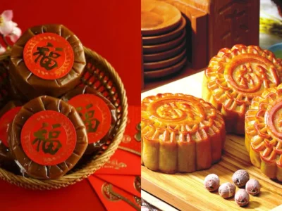 Setiap kue khas Imlek memiliki maknanya masing-masing. Foto: Dok. Kolase Freepik, Baidu