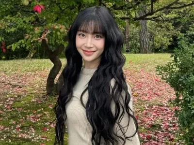 Sumin StayC mencover lagu 'Lantas' milik Juicy Luicy. Foto: Dok. Instagram @baesuminiee