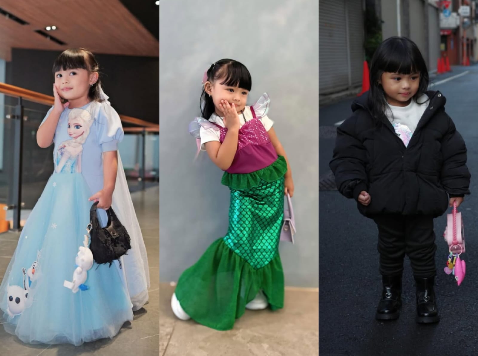 Ameena, anak Atta dan Aurel yang punya banyak tas. Foto: Dok. Instagram @aurelie.hermansyah