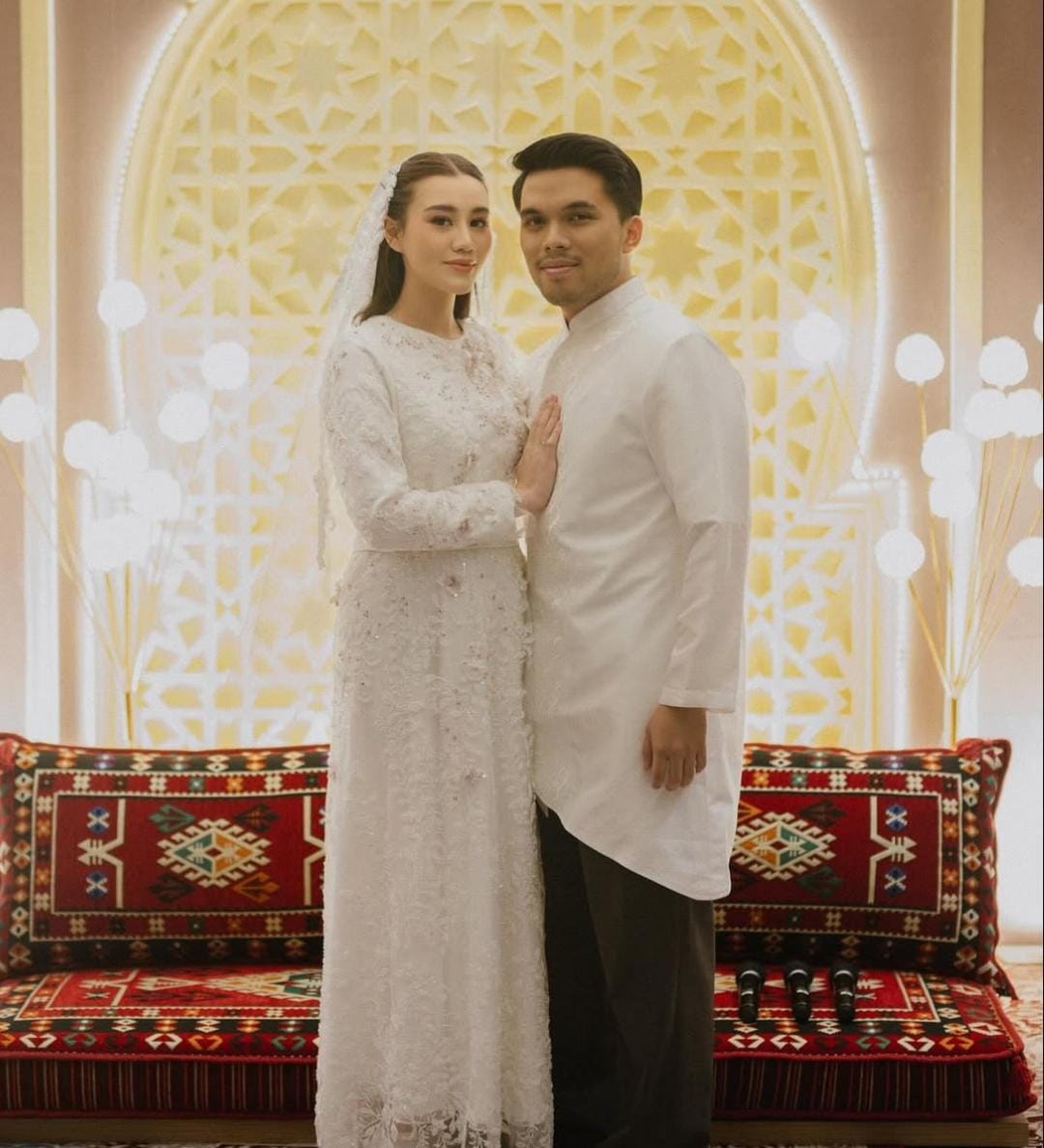Aaliyah mengadakan syukuran 4 bulan kehamilan. Foto: Dok. Instagram @aaliyah.massaid