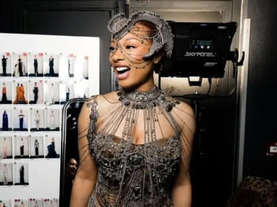 Megan Thee Stallion tampil memukau di Paris Haute Couture Show. Foto: Dok. Instagram @gauravguptaofficial
