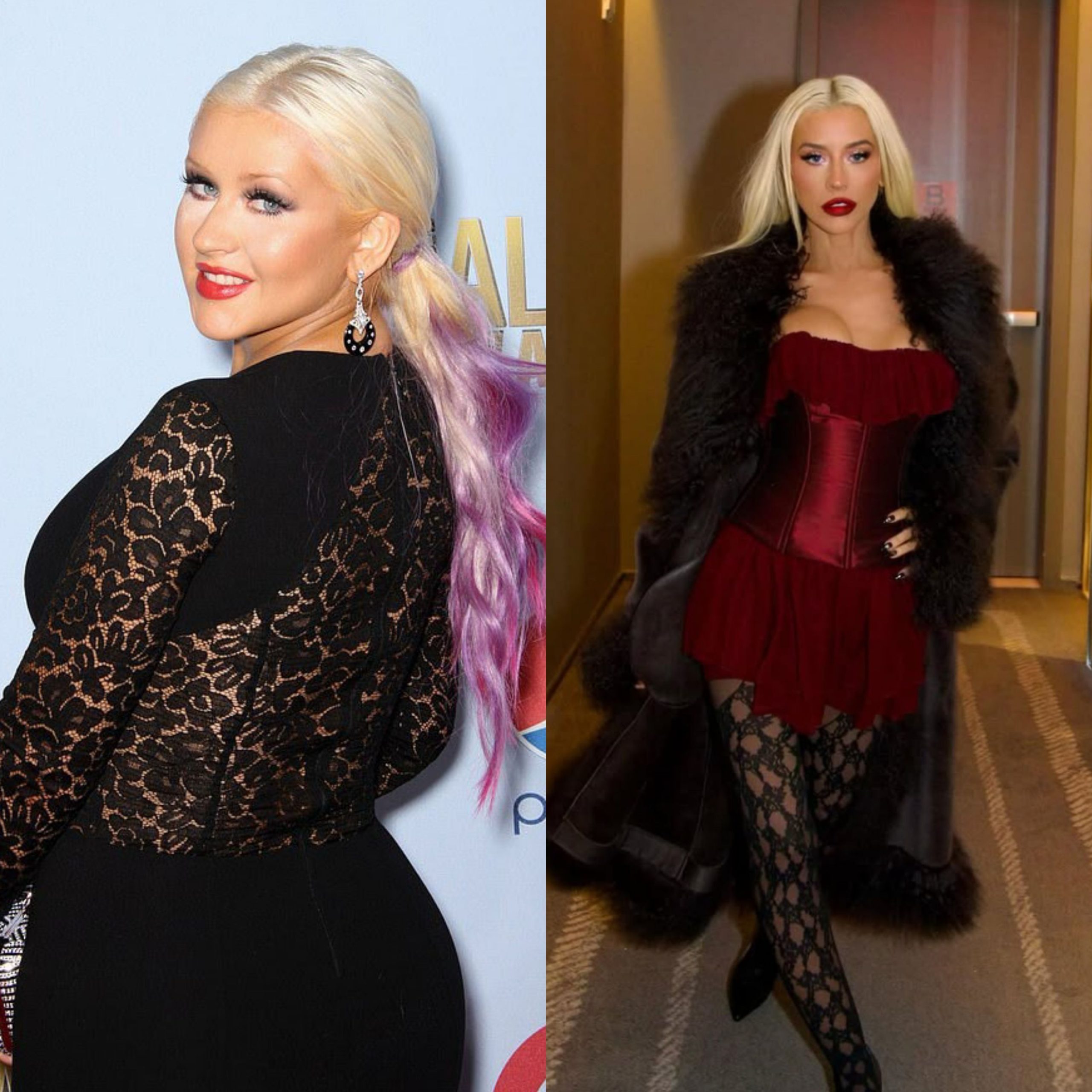 2012 dan 2024 (Foto: Getty dan Instagram/xtina)