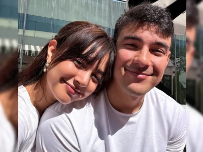 Aurelie Moeremans dan Tyler Bigenho (Foto: Instagram/aurelie)