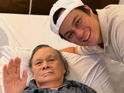 Ayah Baim Wong meninggal dunia. Foto : Instagram/baimwong