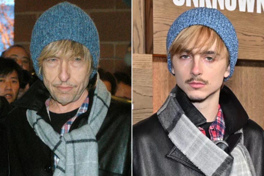 Saat cosplay jadi Bob Dylan (Foto: Fred Hayes/Wire Image, Roy Rochlin/GETTY)