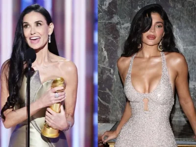 Demi Moore disebut abaikan Kylie Jenner saat Golden Globes 2025 (Foto: Getty Images)