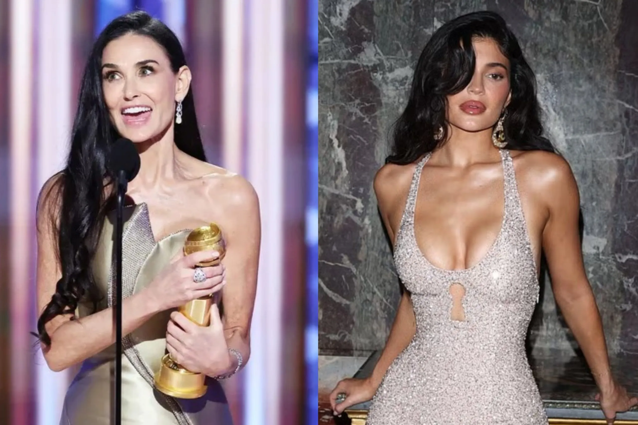 Demi Moore Disebut Abaikan Kylie Jenner di Golden Globes 2025