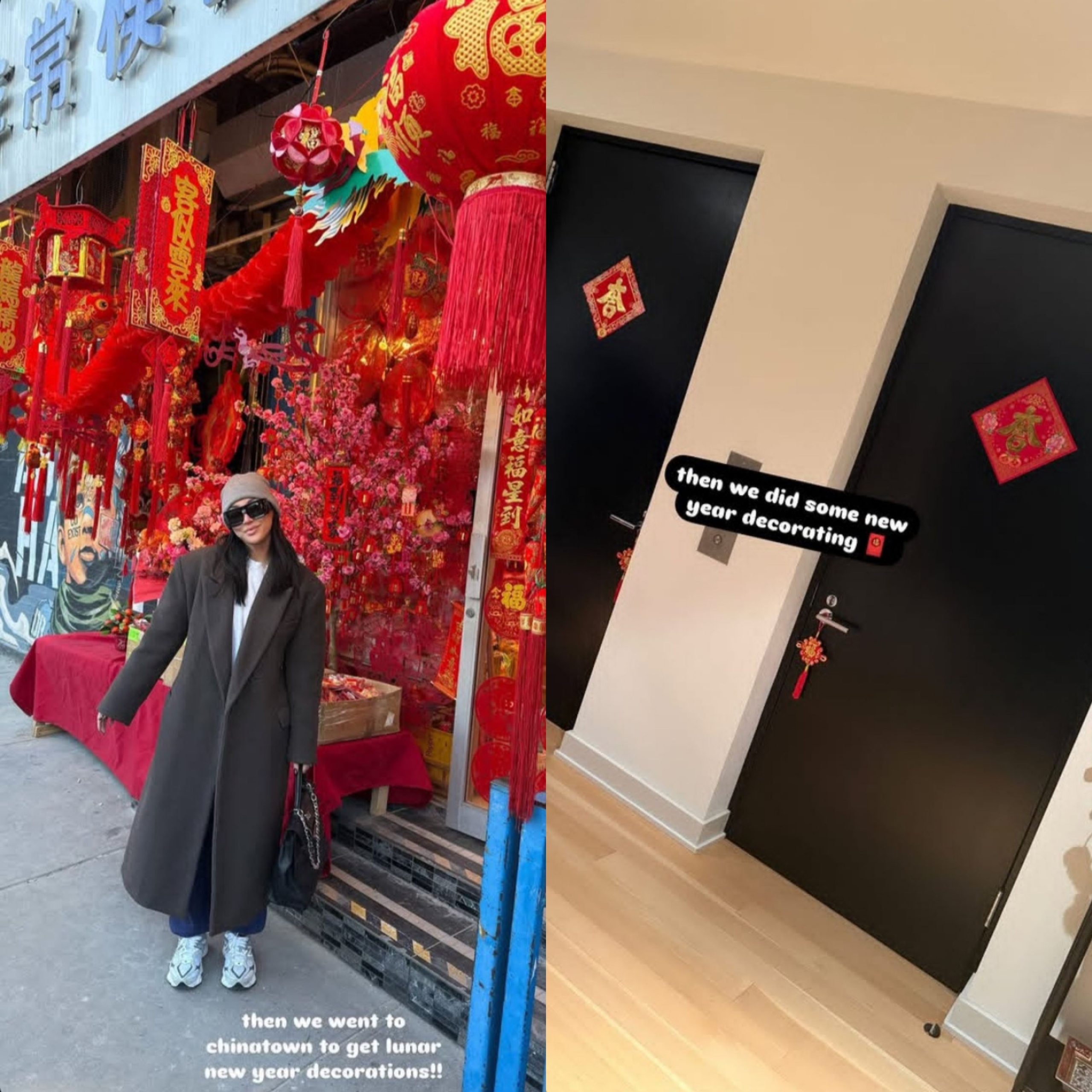 Dorothy pergi ke China Town dan menghias rumahnya (Foto: Instagram/dorothywang)