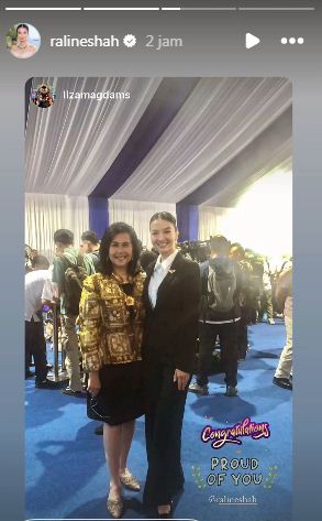 Raline Shah dilantik menjadi Staf Khusus Menkomdigi untuk Bidang Kemitraan Global dan Edukasi Digital. Foto : Instagram/ralineshah